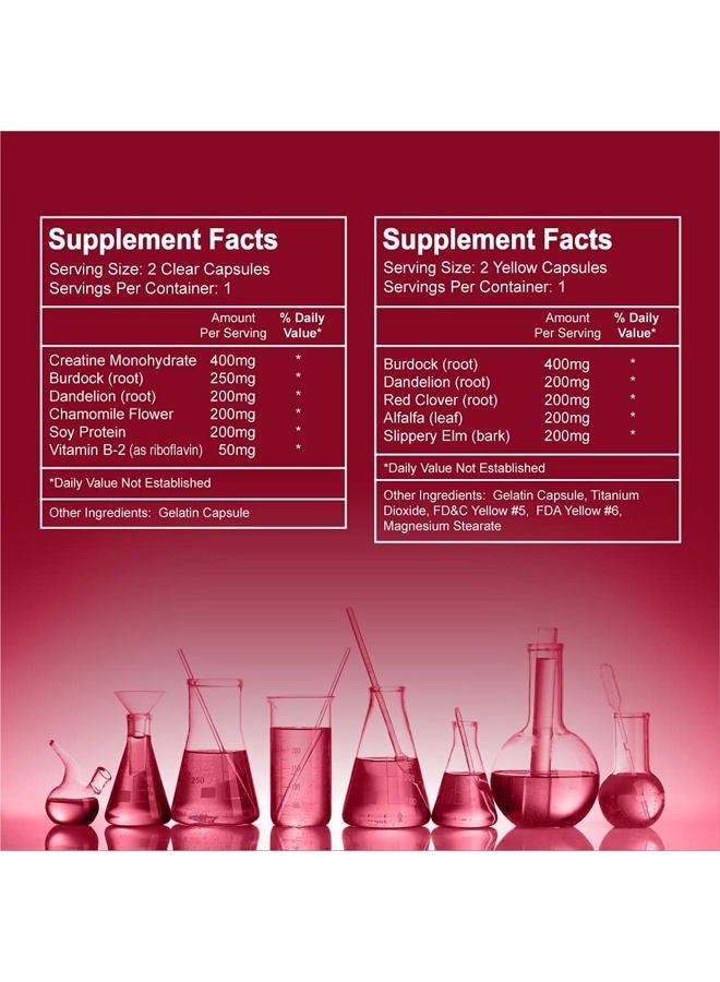 wellgenix بوريكلين X2 لتنظيف السموم - قوة مزدوجة لتنظيف النظام بعمق - مص formulated مع مزيجين فريدين لإزالة وطرد السموم - يتضمن زجاجة فارغة سعة 16 أونصة و 4 كبسولات - Image 4